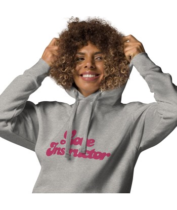 Sweat à capuche unisexe en coton Love Instructor grand motif brodé acheter