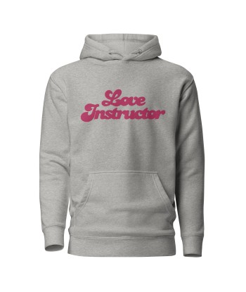 Sweat à capuche unisexe en coton Love Instructor grand motif brodé acheter