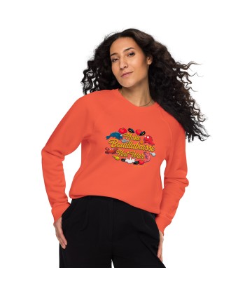 Sweatshirt écologique raglan unisexe Make Bouillabaisse Not War Oh Bonne Mer en linge