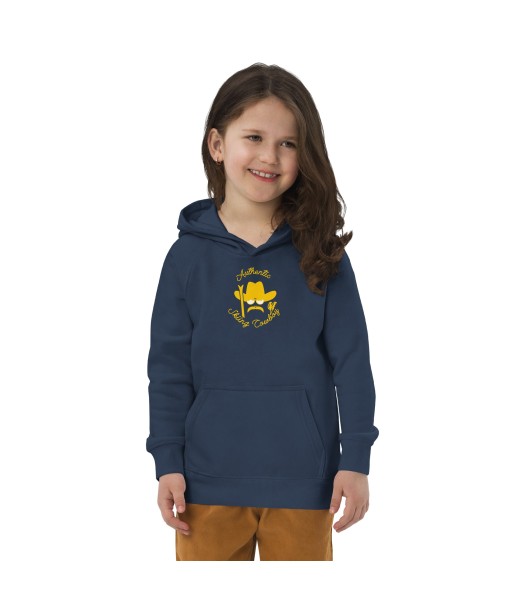 Sweat à capuche écologique pour enfants Authentic Skiing Cowboy les ctes