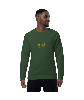 Sweatshirt écologique raglan unisexe Oh Bonne Mer 2 l'évolution des habitudes 