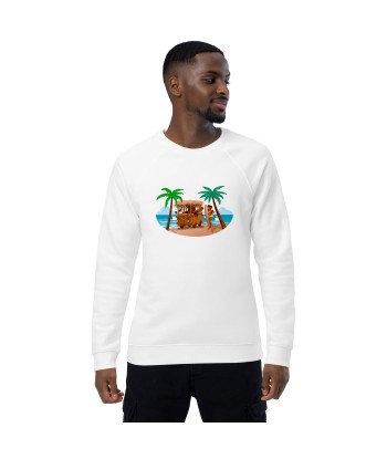 Sweatshirt écologique raglan unisexe Tiki Kombi en stock